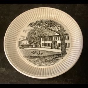 Wedgwood commemorative dish; industrial chic
